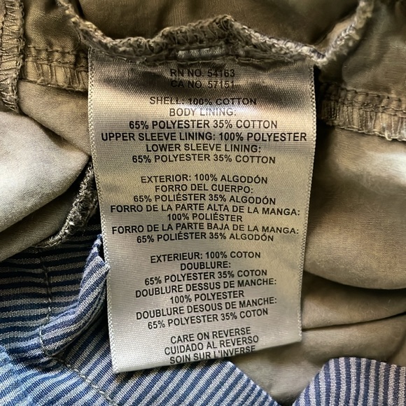 Levi's Women's Legacy Cotton Lightweight Fishtail Anorak Jacket New Army Green M - Picture 11 of 11